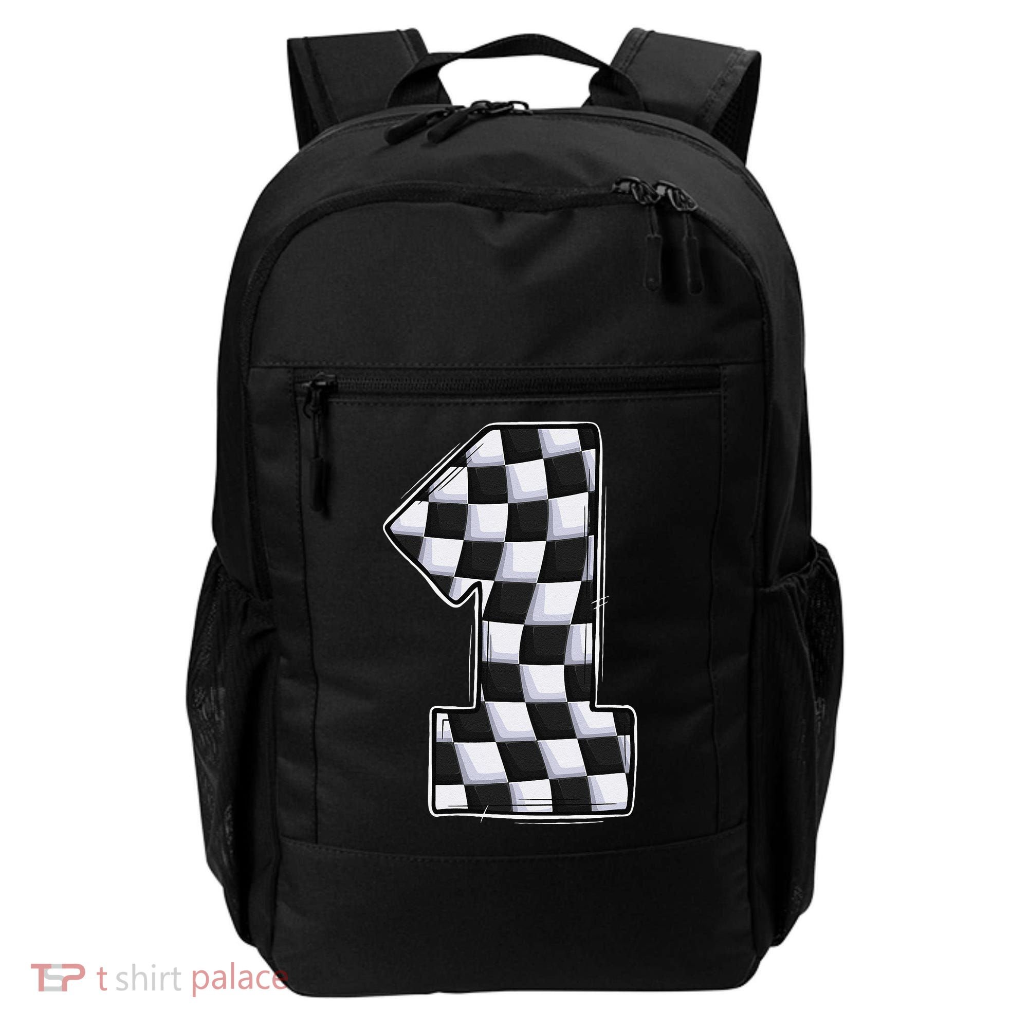 1 Year Old Pit Crew One Car Racing 1st Birthday Race Car Backpack