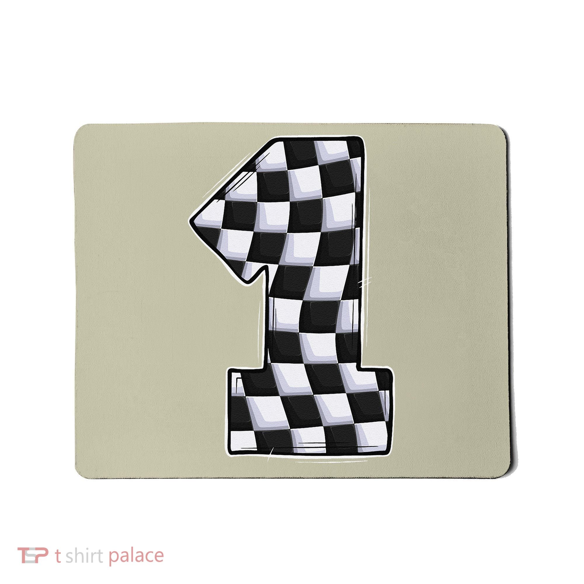 1 Year Old Pit Crew One Car Racing 1st Birthday Race Car Mousepad