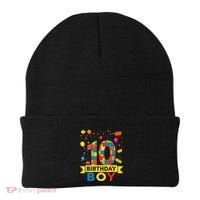 10 Year Old Building Blocks 10th Birthday Boy Beanie thumb 0