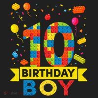 10 Year Old Building Blocks 10th Birthday Boy Beanie thumb 2