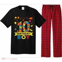 10 Year Old Building Blocks 10th Birthday Boy Pajama Set thumb 0