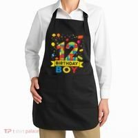 12 Year Old Building Blocks 12th Birthday Apron thumb 2