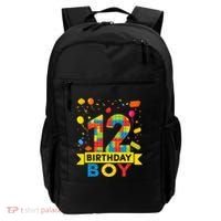 12 Year Old Building Blocks 12th Birthday Backpack thumb 0