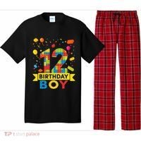 12 Year Old Building Blocks 12th Birthday Pajama Set thumb 0