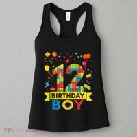 12 Year Old Building Blocks 12th Birthday Women's Tank Top thumb 3