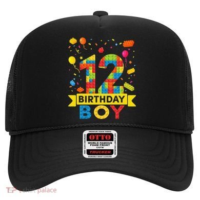 12 Year Old Building Blocks 12th Birthday Hat
