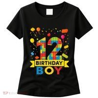 12 Year Old Building Blocks 12th Birthday Women's T-Shirt thumb 0