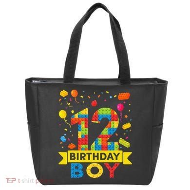 12 Year Old Building Blocks 12th Birthday Tote Bag