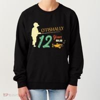 12 Year Old Fishing Gift 12 Yo Twelve Year Old 12th Birthday Women's Sweatshirt thumb 0