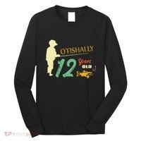 12 Year Old Fishing Gift 12 Yo Twelve Year Old 12th Birthday Long Sleeve Shirt thumb 0
