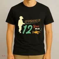 12 Year Old Fishing Gift 12 Yo Twelve Year Old 12th Birthday T-Shirt thumb 3