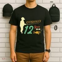 12 Year Old Fishing Gift 12 Yo Twelve Year Old 12th Birthday T-Shirt thumb 6