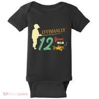 12 Year Old Fishing Gift 12 Yo Twelve Year Old 12th Birthday Baby Bodysuit thumb 0