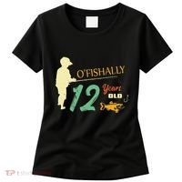 12 Year Old Fishing Gift 12 Yo Twelve Year Old 12th Birthday Women's T-Shirt thumb 0