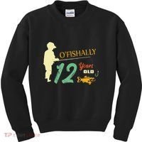 12 Year Old Fishing Gift 12 Yo Twelve Year Old 12th Birthday Kids Sweatshirt thumb 0