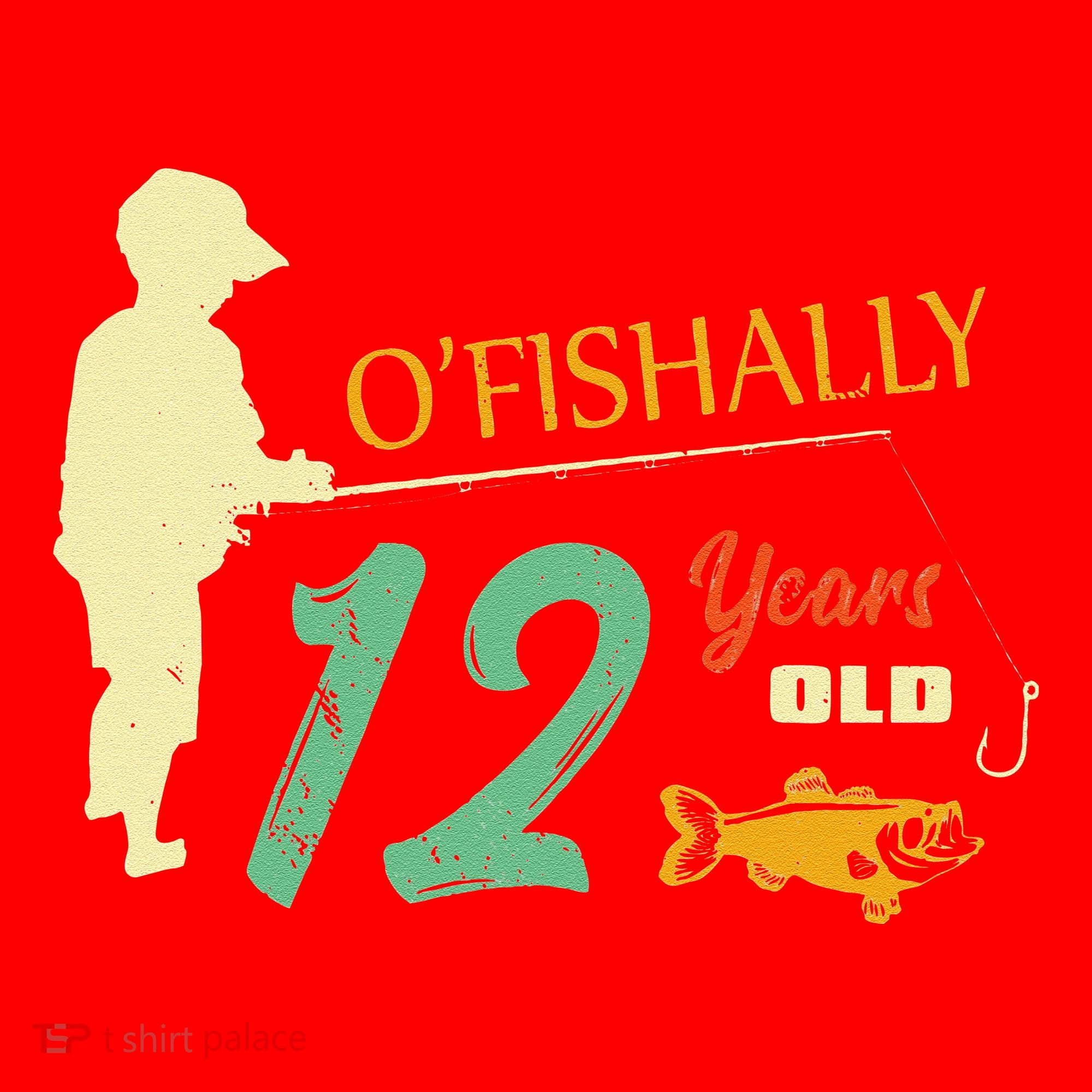 12 Year Old Fishing Gift 12 Yo Twelve Year Old 12th Birthday Santa Hat
