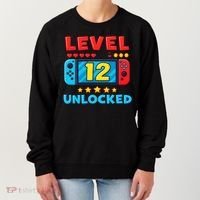 12 Year Old Birthday Decorations Son Boy 12th Women's Sweatshirt thumb 0