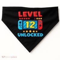12 Year Old Birthday Decorations Son Boy 12th USA-Made Doggie Bandana thumb 0