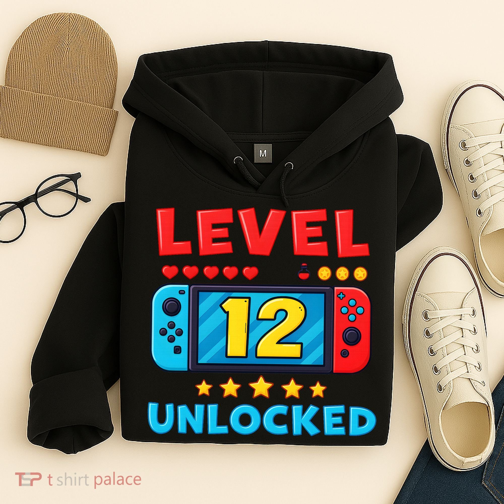 12 Year Old Birthday Decorations Son Boy 12th Hoodie
