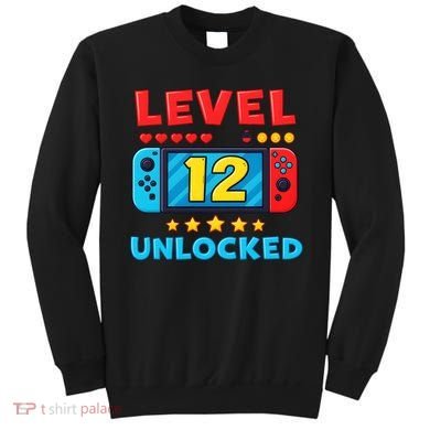 12 Year Old Birthday Decorations Son Boy 12th Sweatshirt