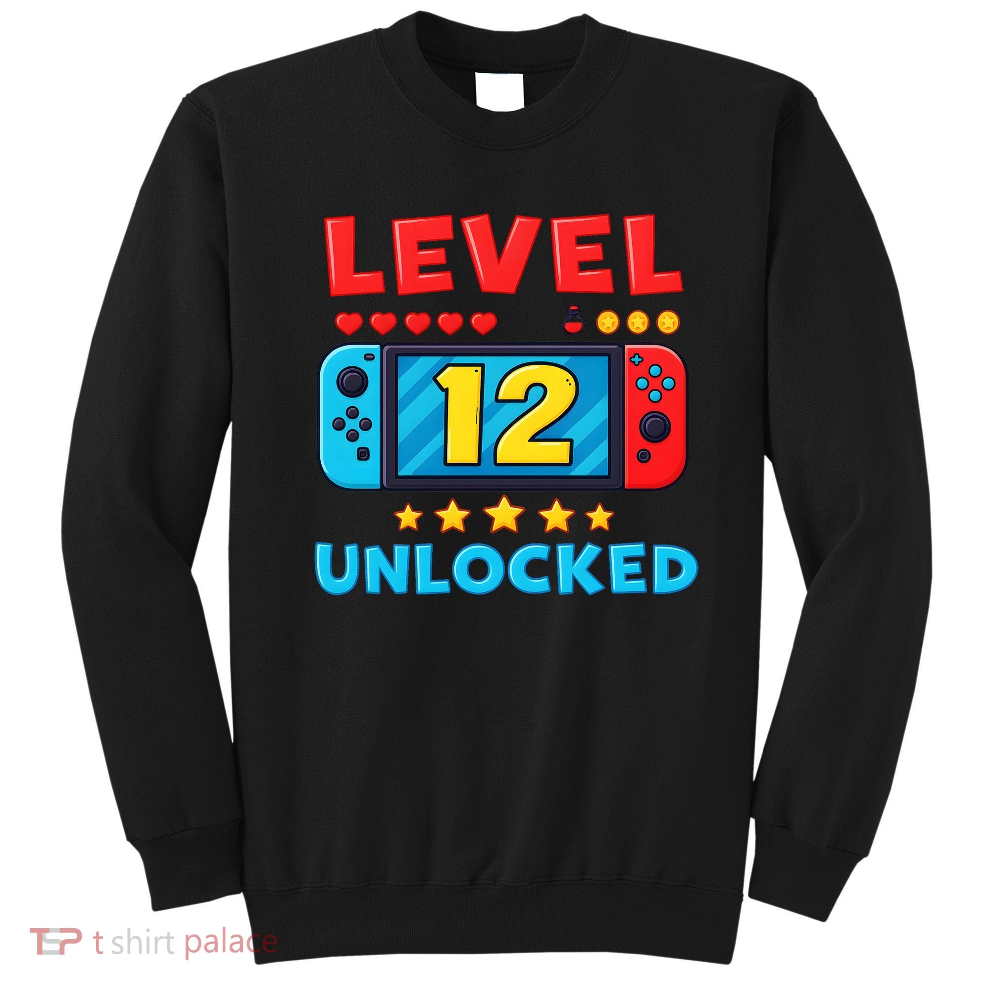 12 Year Old Birthday Decorations Son Boy 12th Sweatshirt
