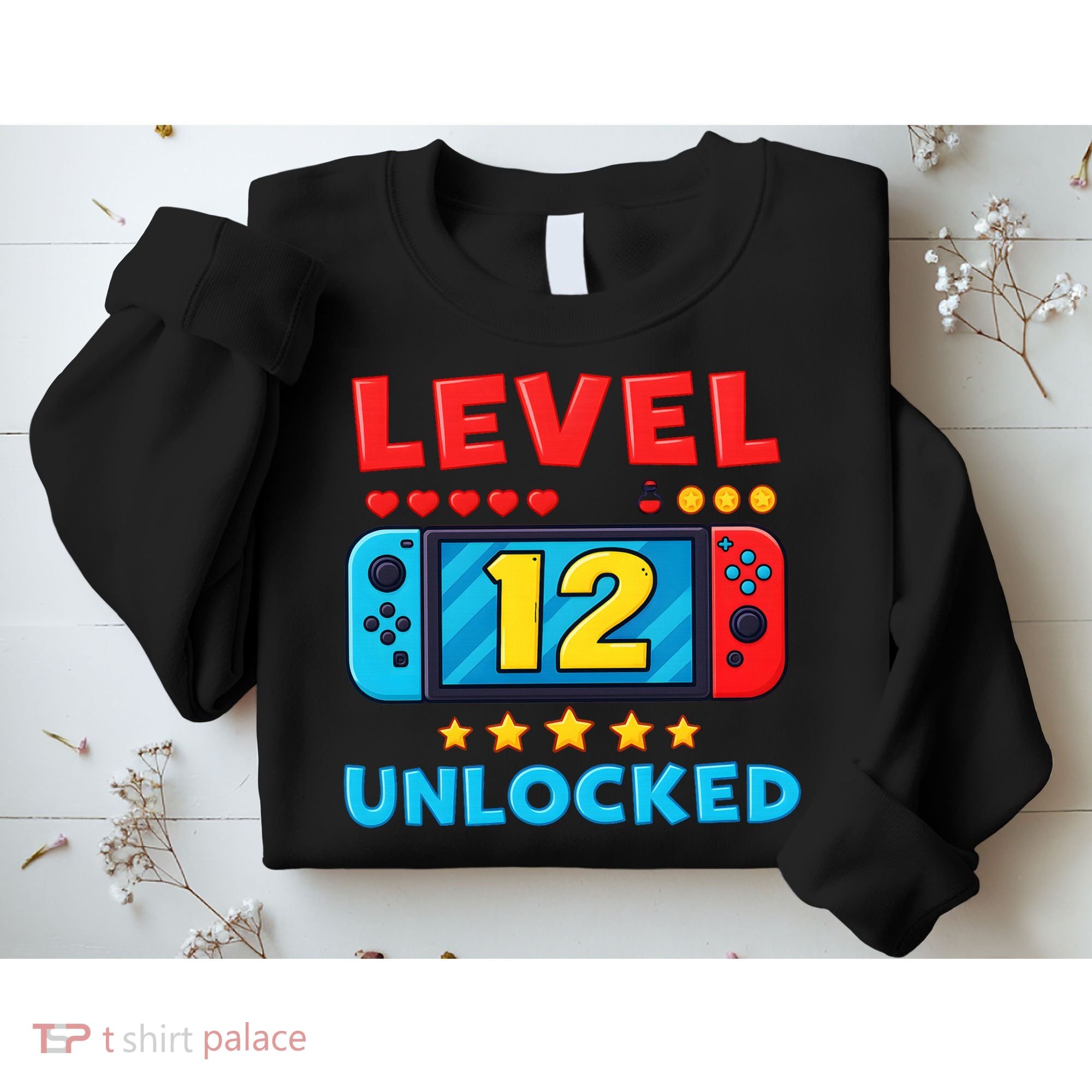 12 Year Old Birthday Decorations Son Boy 12th Sweatshirt