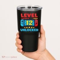 12 Year Old Birthday Decorations Son Boy 12th Tumbler thumb 2