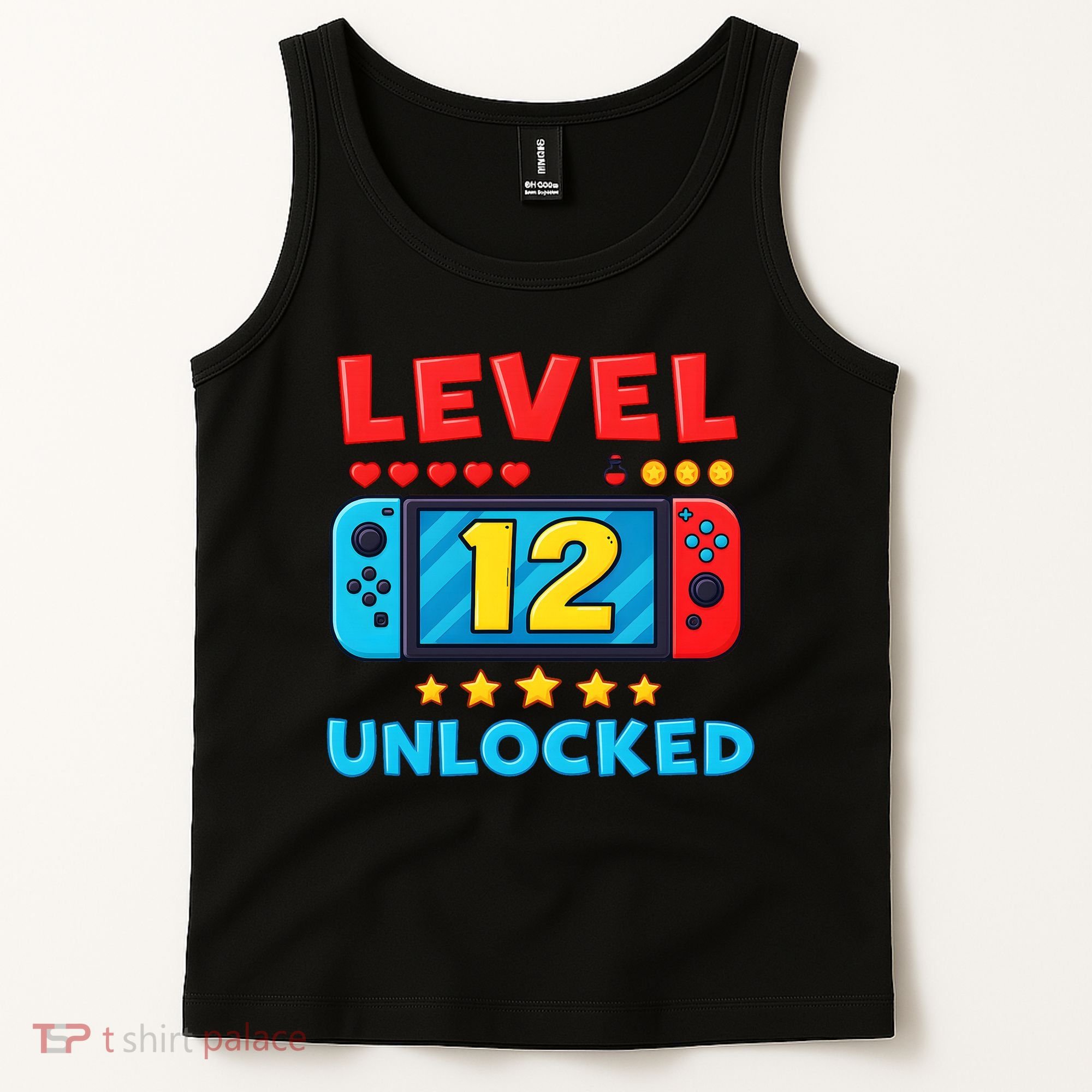 12 Year Old Birthday Decorations Son Boy 12th Tank Top