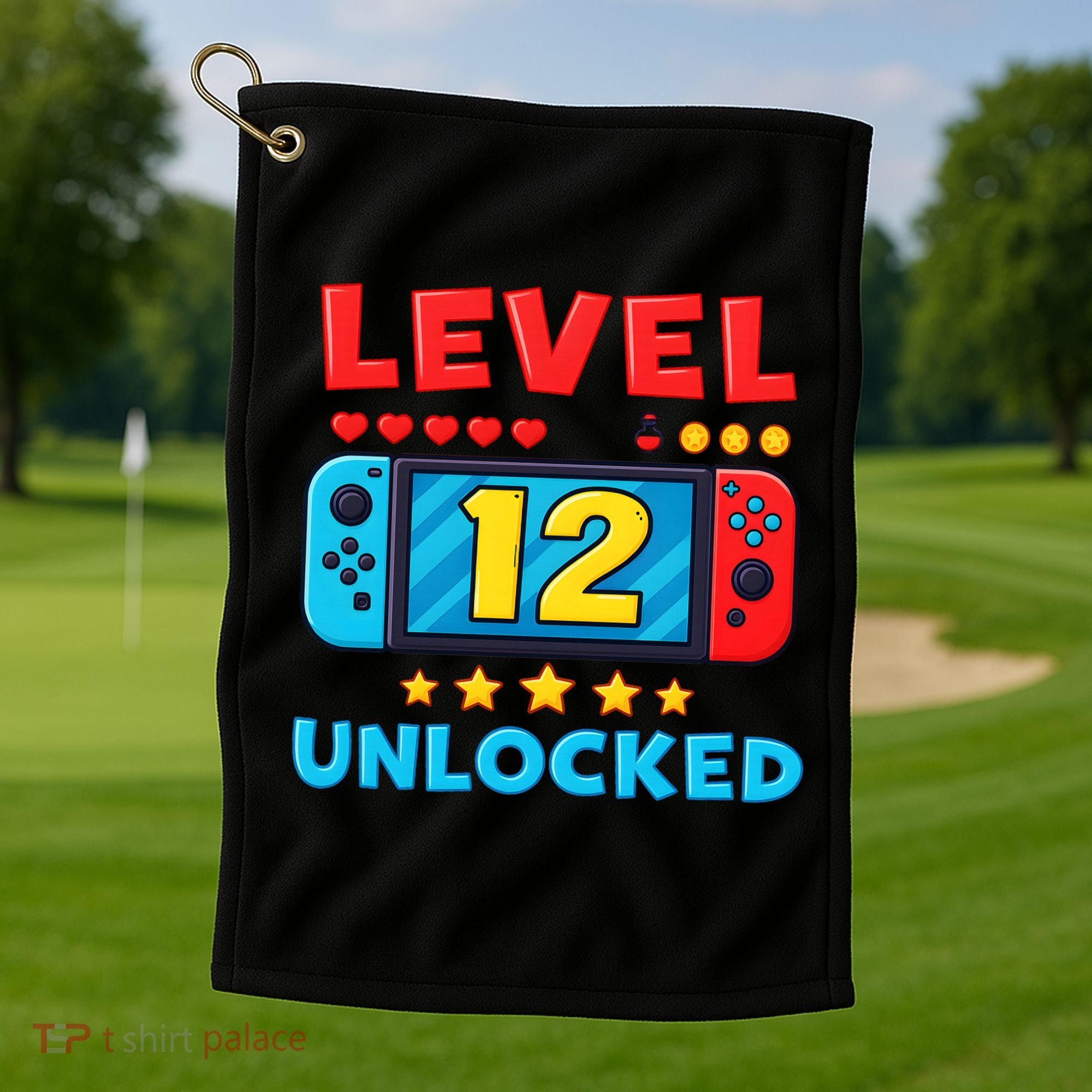 12 Year Old Birthday Decorations Son Boy 12th Golf Towel
