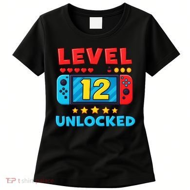 12 Year Old Birthday Decorations Son Boy 12th Women's T-Shirt