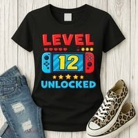 12 Year Old Birthday Decorations Son Boy 12th Women's T-Shirt thumb 3