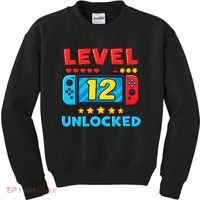 12 Year Old Birthday Decorations Son Boy 12th Kids Sweatshirt thumb 0