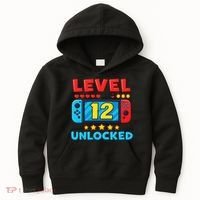 12 Year Old Birthday Decorations Son Boy 12th Kids Hoodie thumb 0