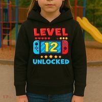 12 Year Old Birthday Decorations Son Boy 12th Kids Hoodie thumb 3