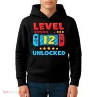 12 Year Old Birthday Decorations Son Boy 12th Kids Hoodie thumb 4