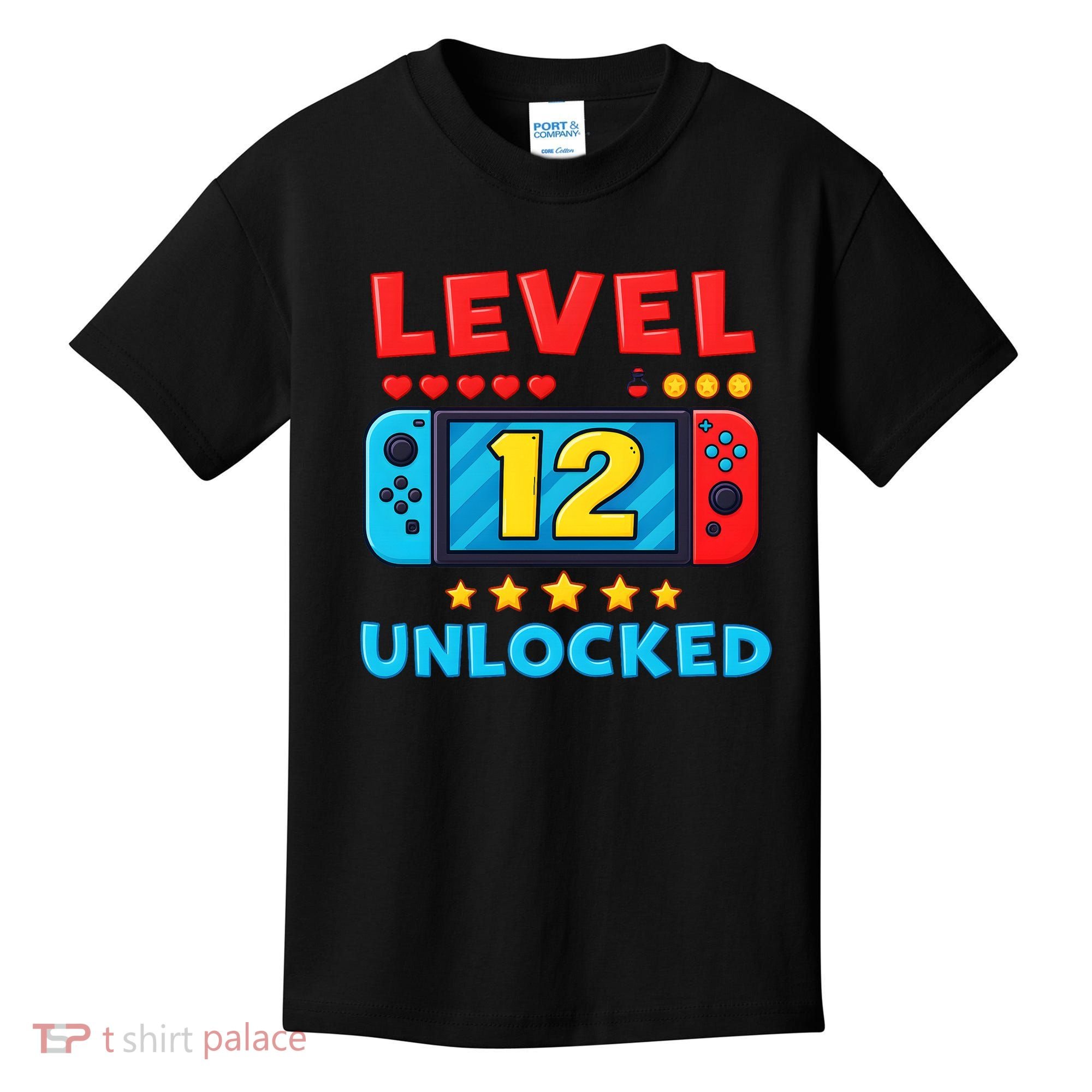 12 Year Old Birthday Decorations Son Boy 12th Kids T-Shirt