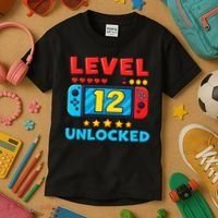 12 Year Old Birthday Decorations Son Boy 12th Kids T-Shirt thumb 3