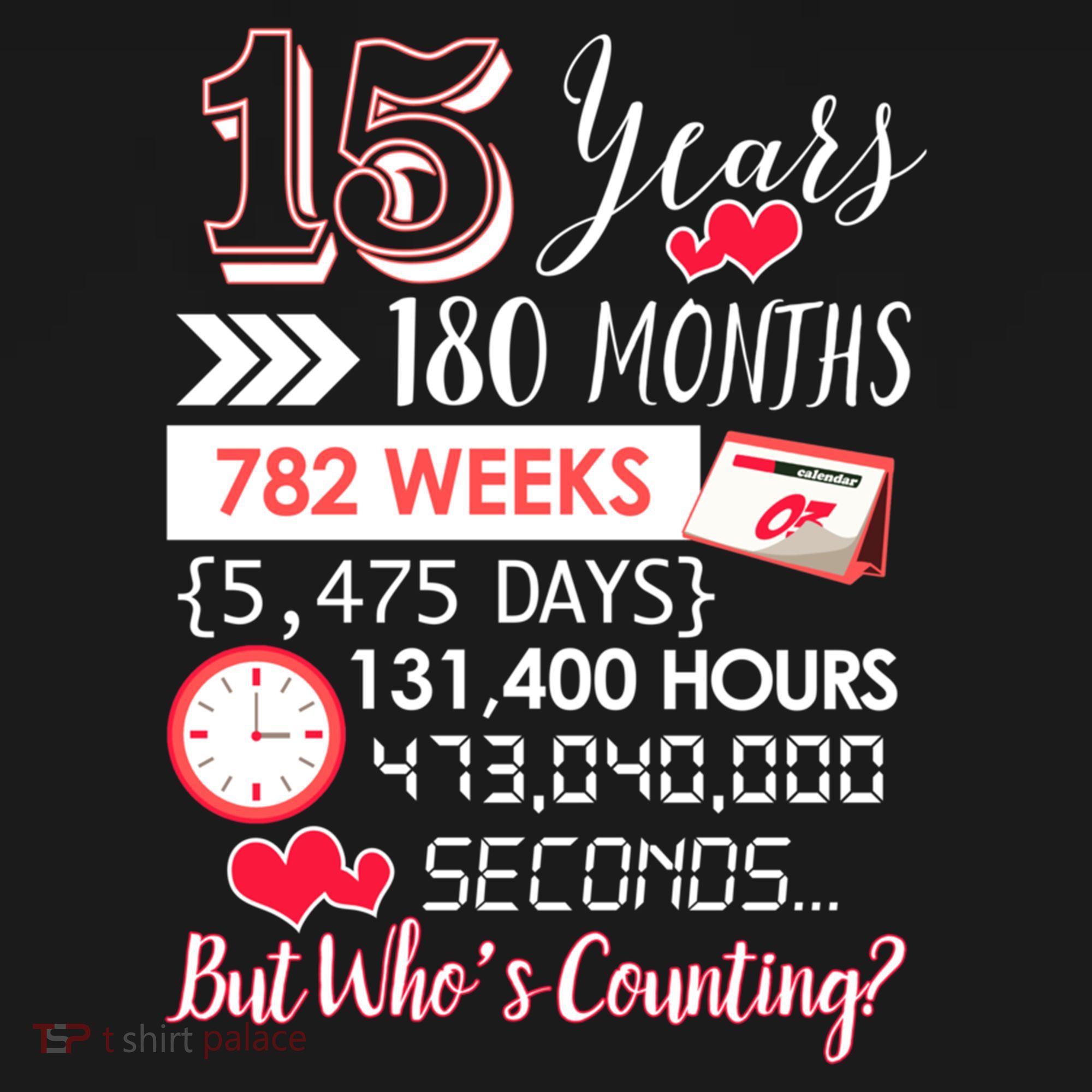 15 Years Of Marriage Happily Married Couple 15th Wedding Anniversary Gift Women's Tank Top