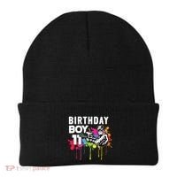 11 Years Old Paintballer Gear Gift 11th Paintball Birthday Beanie thumb 0