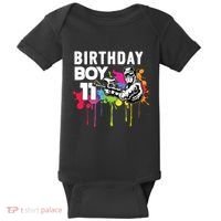 11 Years Old Paintballer Gear Gift 11th Paintball Birthday Baby Bodysuit thumb 0