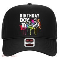 11 Years Old Paintballer Gear Gift 11th Paintball Birthday Hat thumb 0
