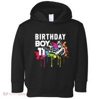 11 Years Old Paintballer Gear Gift 11th Paintball Birthday Toddler Hoodie thumb 0