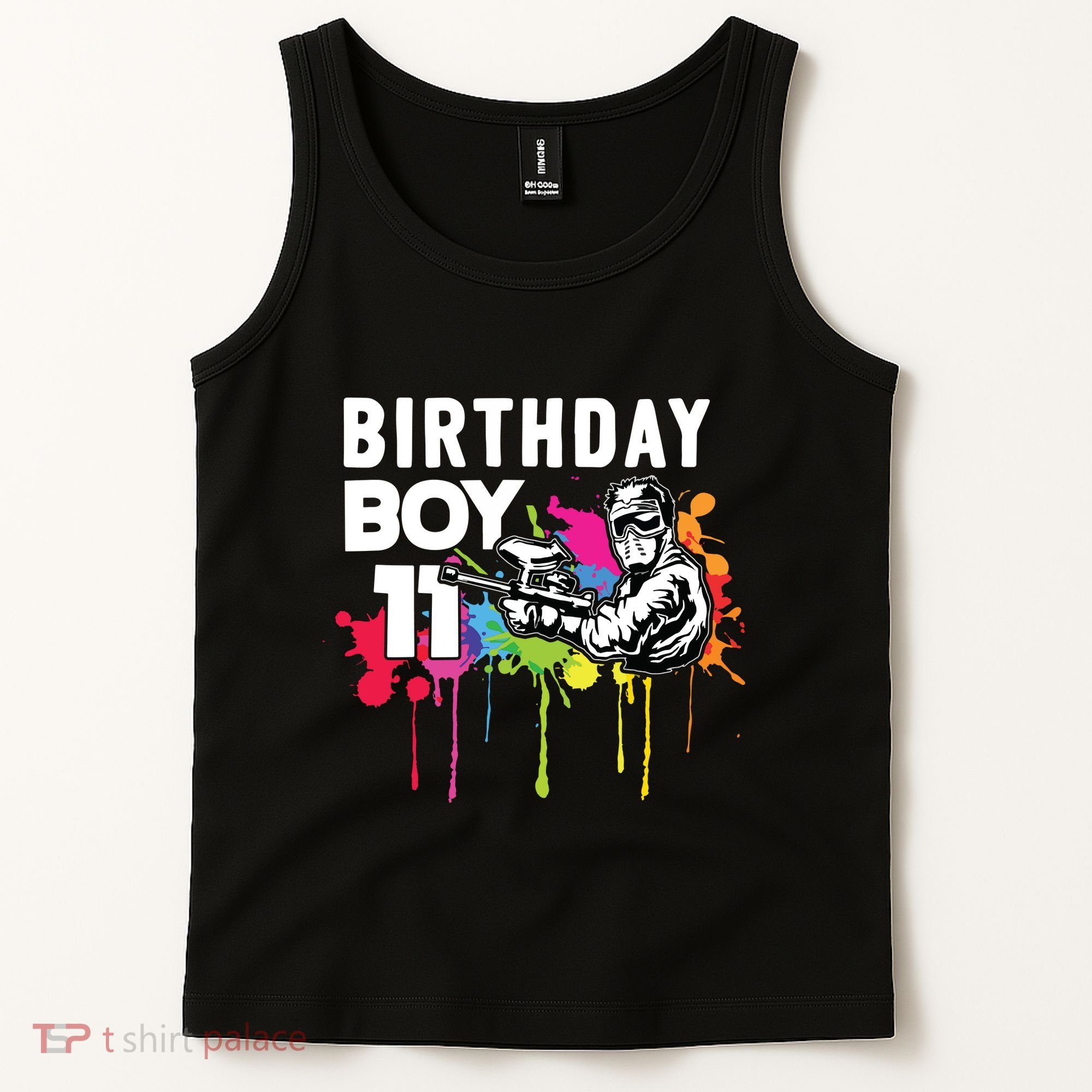 11 Years Old Paintballer Gear Gift 11th Paintball Birthday Tank Top