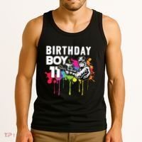 11 Years Old Paintballer Gear Gift 11th Paintball Birthday Tank Top thumb 3