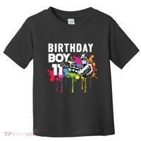 11 Years Old Paintballer Gear Gift 11th Paintball Birthday Toddler T-Shirt thumb 0