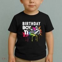 11 Years Old Paintballer Gear Gift 11th Paintball Birthday Toddler T-Shirt thumb 2