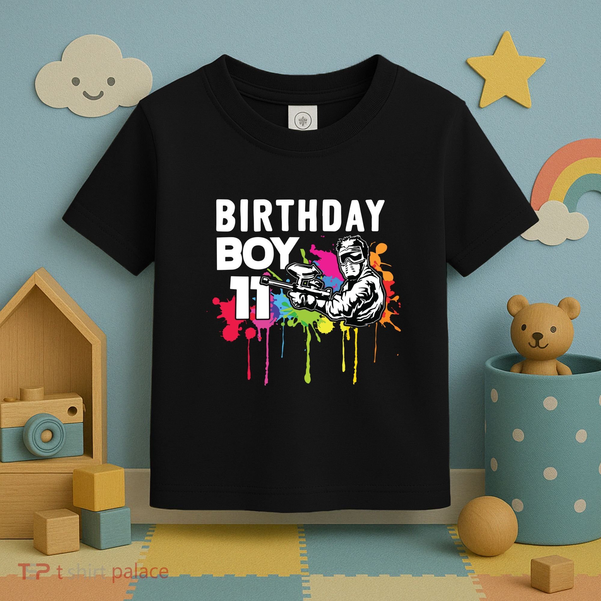 11 Years Old Paintballer Gear Gift 11th Paintball Birthday Toddler T-Shirt
