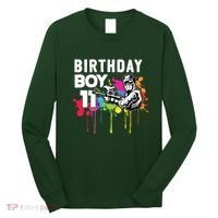 11 Years Old Paintballer Gear Gift 11th Paintball Birthday Long Sleeve Shirt thumb 0