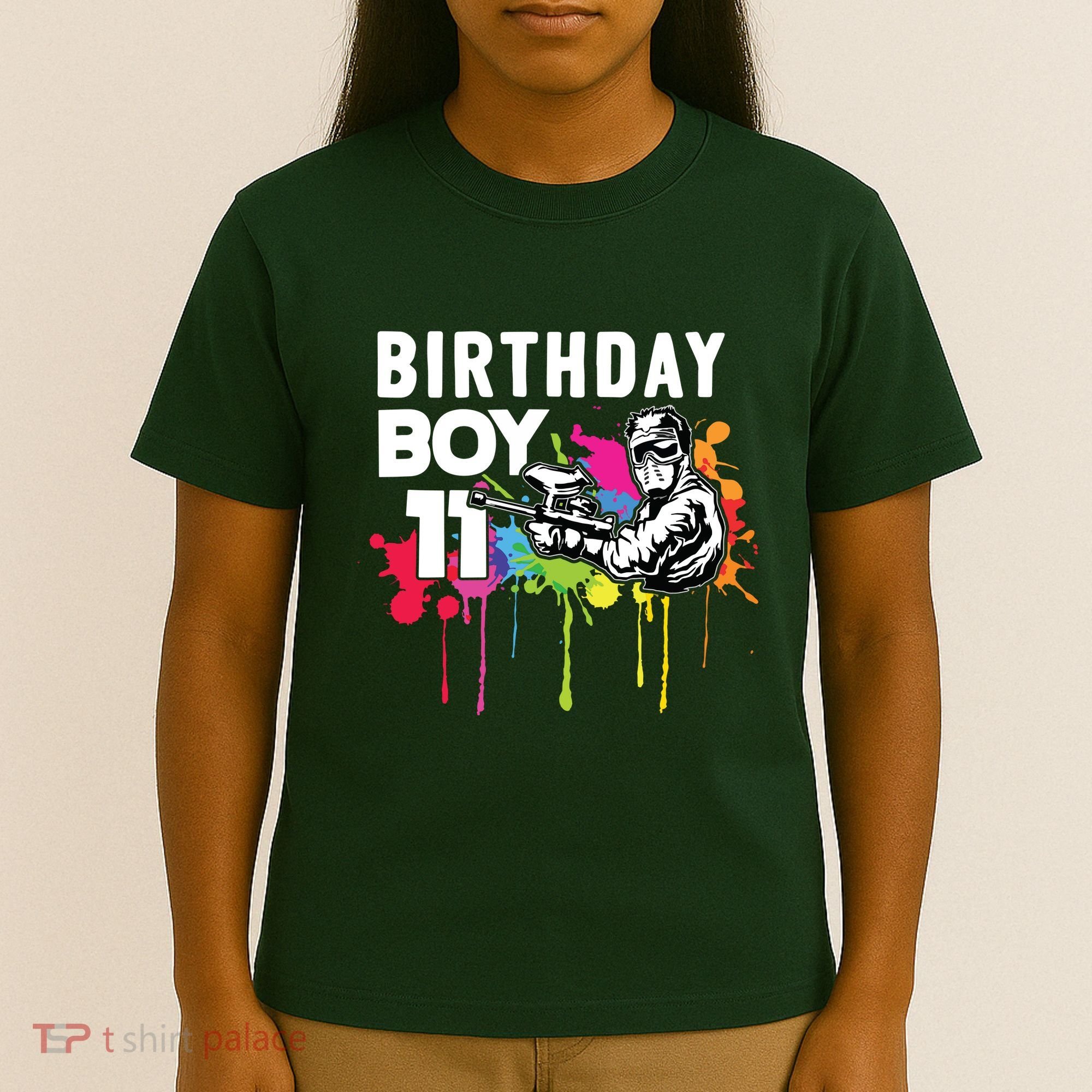 11 Years Old Paintballer Gear Gift 11th Paintball Birthday T-Shirt