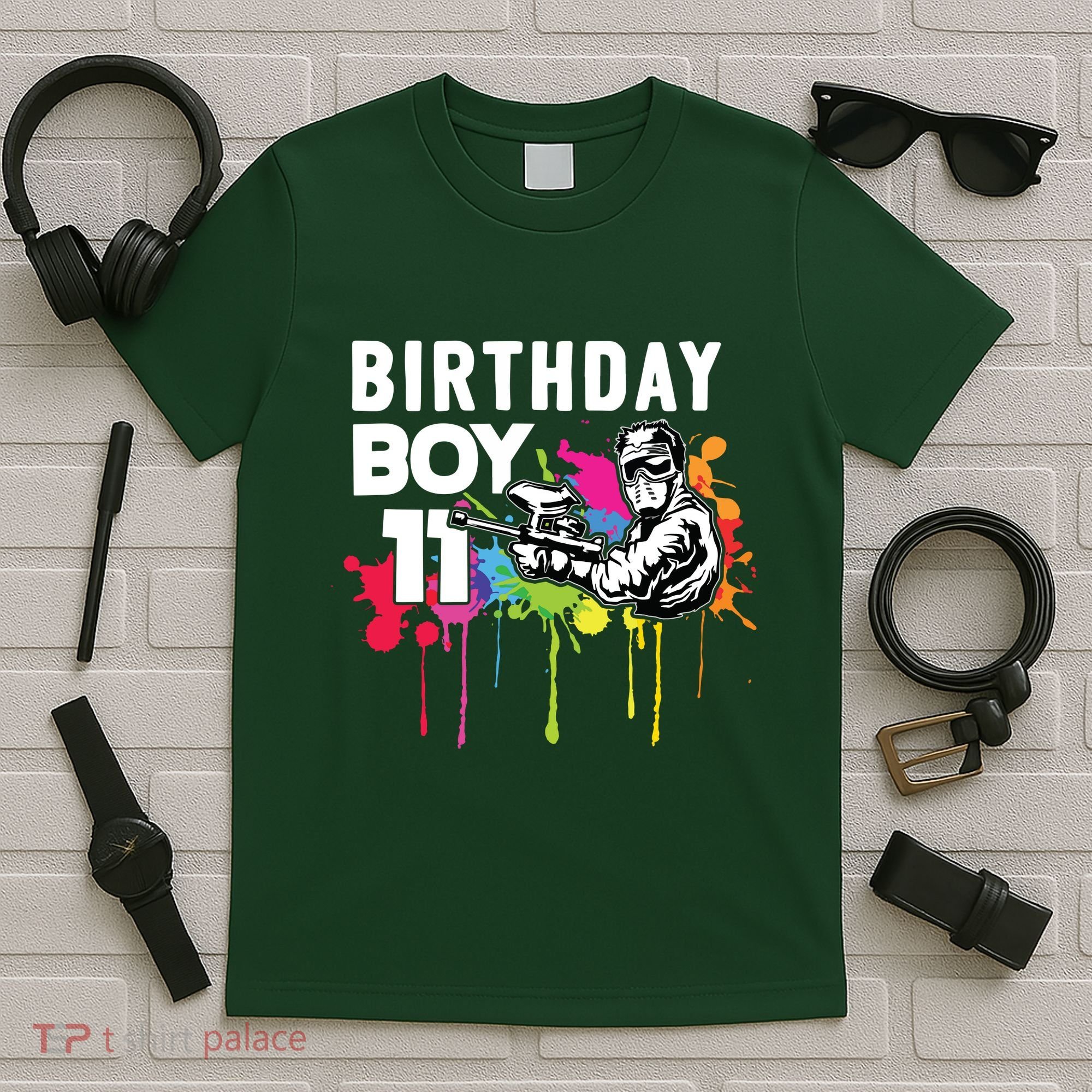 11 Years Old Paintballer Gear Gift 11th Paintball Birthday T-Shirt